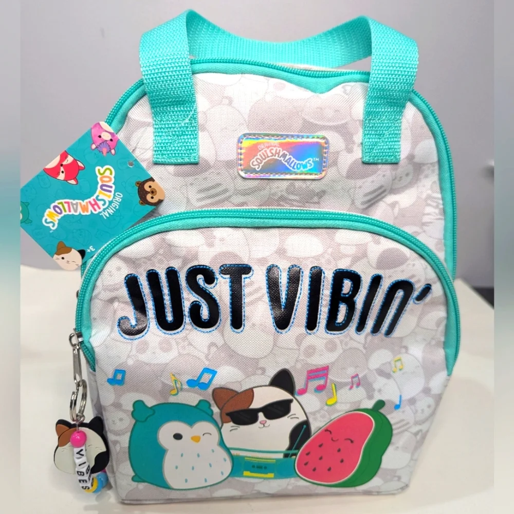 Squishmallow Just Vibin Mini Backpack Cam Winston Wanda NWT